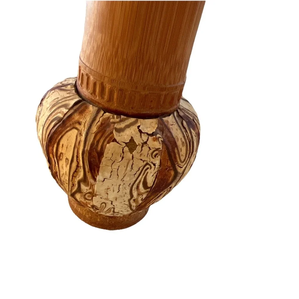 Vintage Bamboo Ikabena Vase Handcrafted